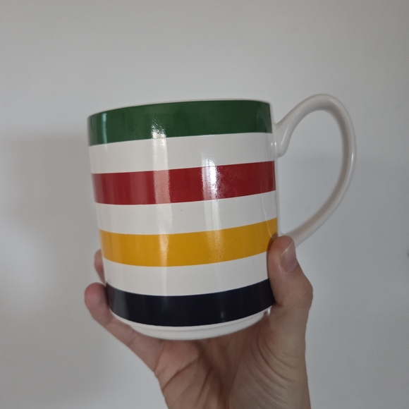 HBC Stripes 12oz Mug Hudson's Bay Company Classic Rainbow - Picture 2 of 4